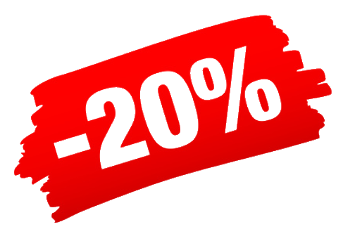 20% de réduction